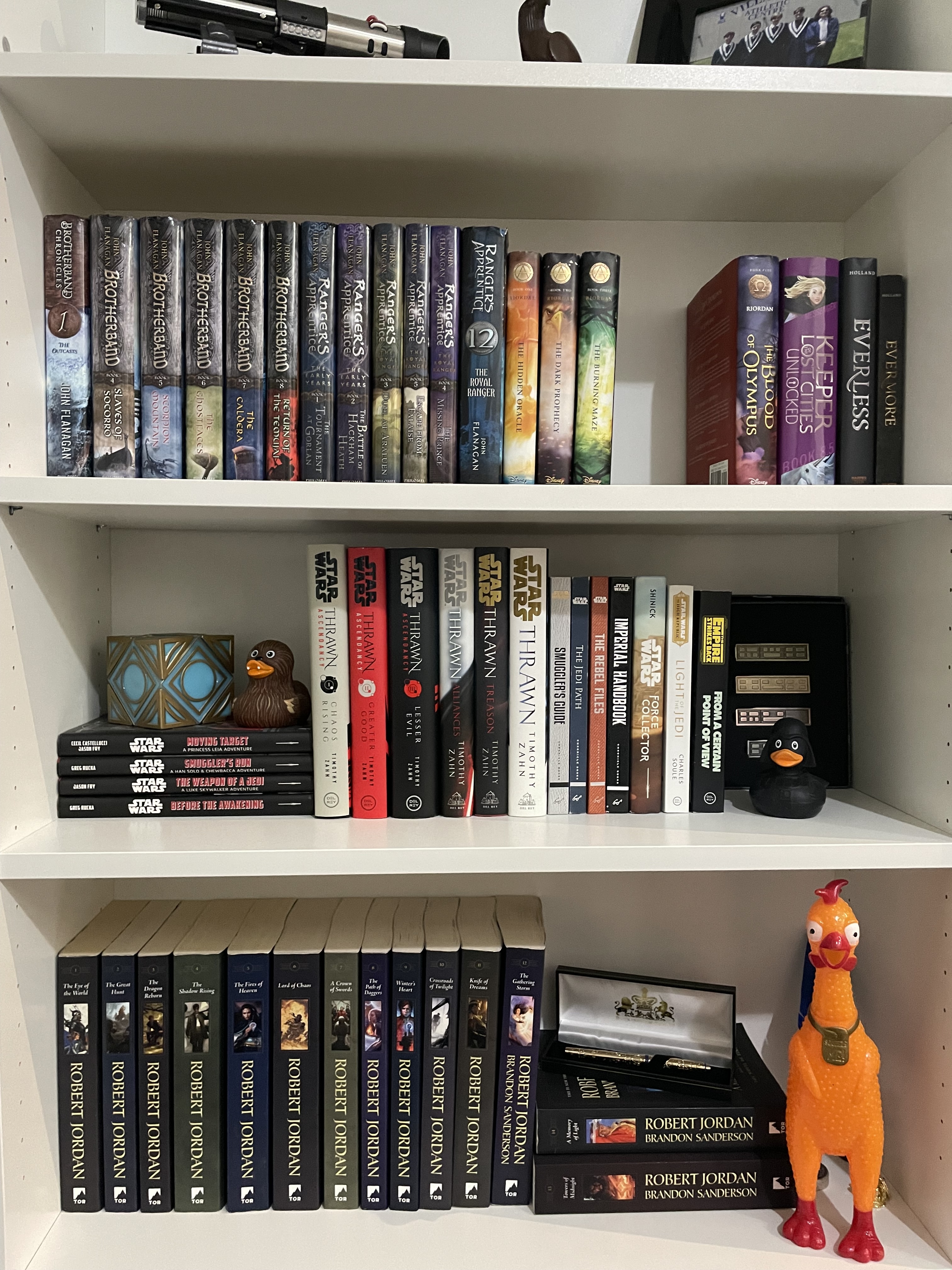 A picture of my bookshelf