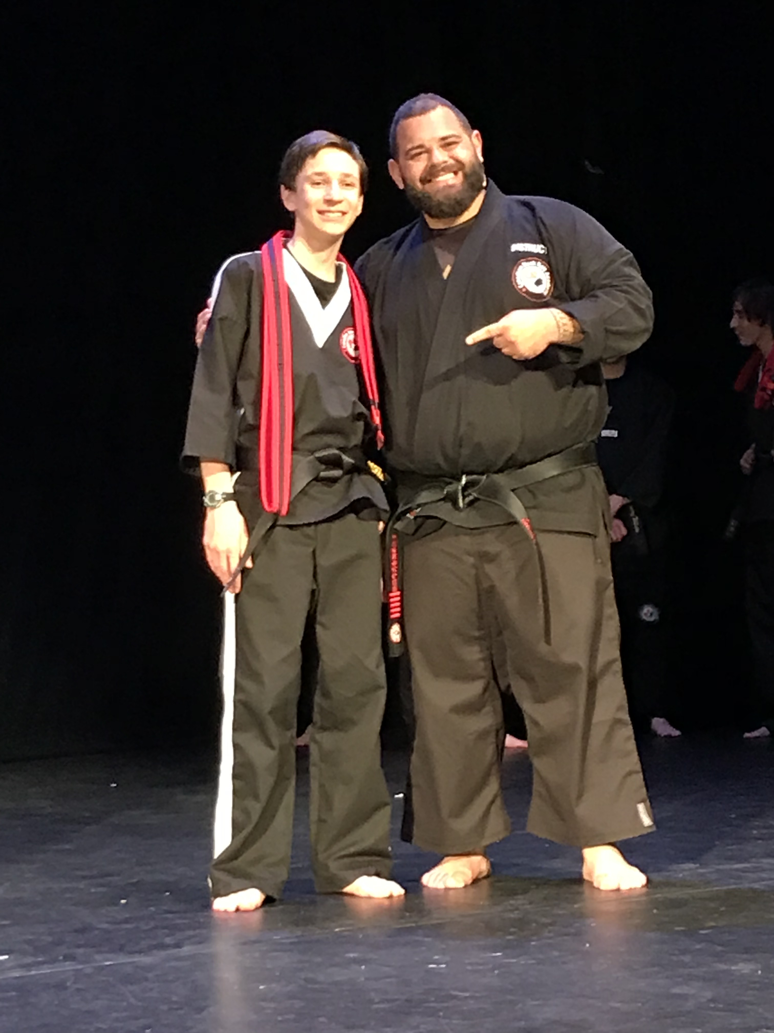 Me with my first-degree black belt